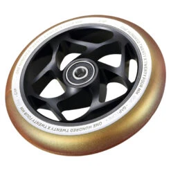 ENVY 120MM GAP CORE WHEEL - BLACK/GOLD -Envy shop Black GD angle 41212.1598294347 91468.1640366368