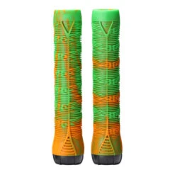 Envy - Handgrips Green/Orange -Envy shop Green and Orange grips front B2b 23763.16070390971 63621.1632448618