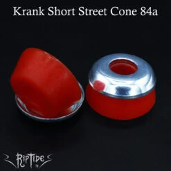 KranK Short Street Cone -Envy shop RipTide Sports Skateboard Bushings Krank Short Street Cone 84a Orange Red 91147.1650318535