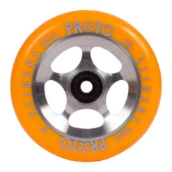 Proto Sliders 110mm -Envy shop STARBRIGHT ORANGE PRODUCT PHOTO 1 WHEEL scaled 69589.1647194961