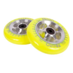 Proto Sliders 110mm -Envy shop STARBRIGHT YELLOW PRODUCT PHOTO 2 WHEELS scaled 72959.1647194961