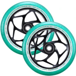 ENVY 120MM GAP CORE WHEEL - BLACK/JADE -Envy shop W120GAP24BKJD2PK 33125.1594851080 23888.1640366519