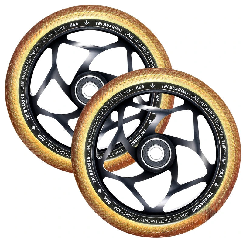 ENVY - 120MM X 30MM TRI BEARING WHEEL - BLACK/GOLD 5 ENVY - 120MM X 30MM TRI BEARING WHEEL - BLACK/GOLD - Image 3