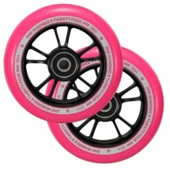 ENVY - 100MM WHEELS (PAIR) - BLACK / PINK